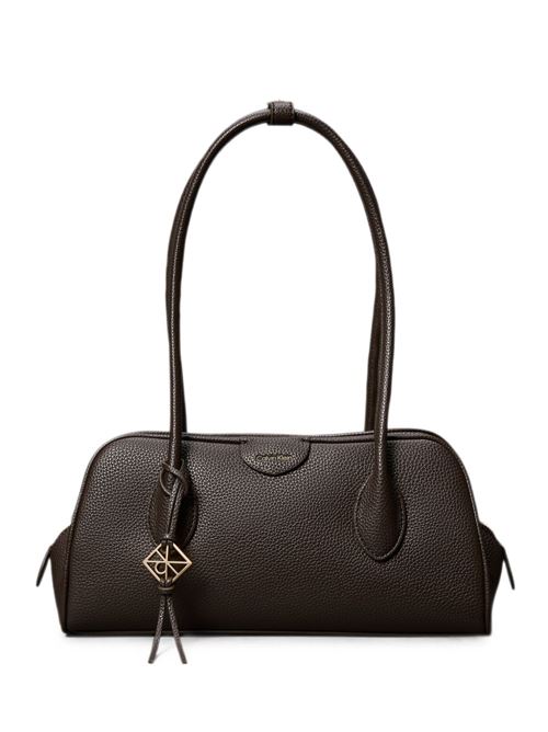 Borsa donna Calvin Klein marrone martellata con pochette Calvin Klein | LV04F3743GBAL